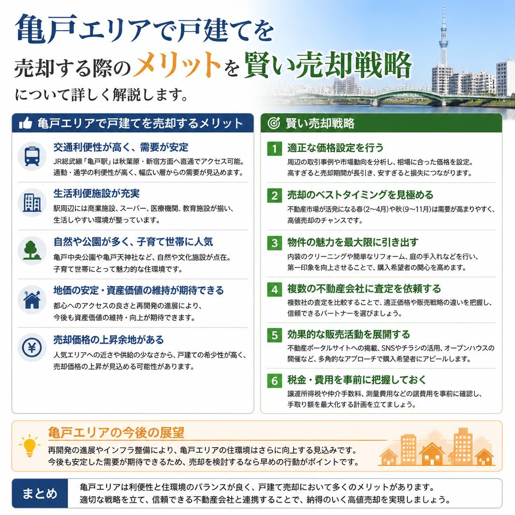 戸建て売却のメリットと戦略